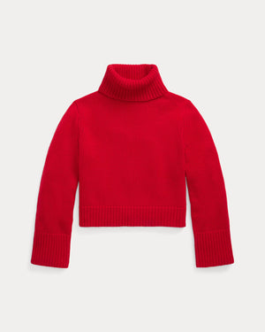 WOOL CASHMERE TURTLENECK SWEATER