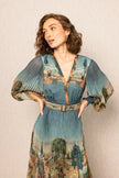 EVORA PLEATED DRESS