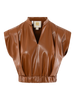 EVIE TOP VEGAN LEATHER