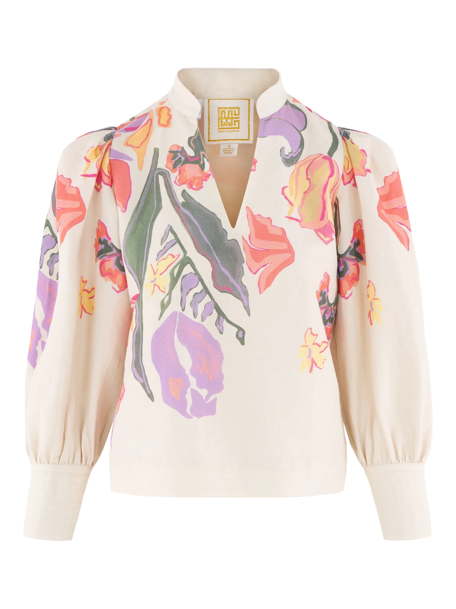 HAMPTON TOP IN BOTANICAL MUSE