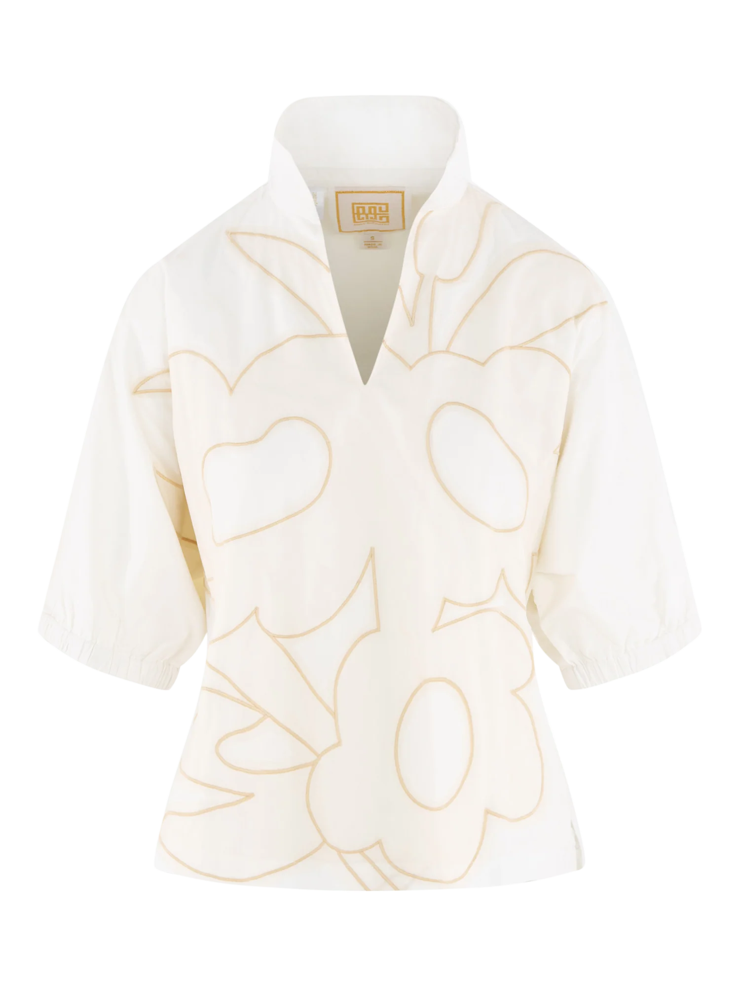 POPPY TOP IN BEIGE BLOOM