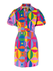 BRITT DRESS IN FLORAL PRISM PRINT
