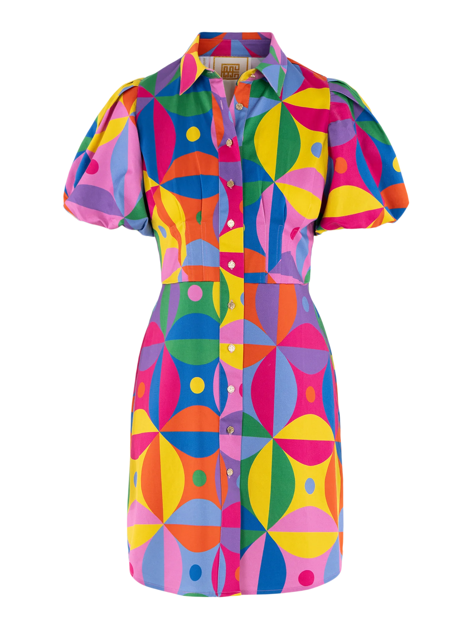 BRITT DRESS IN FLORAL PRISM PRINT