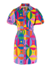 BRITT DRESS IN FLORAL PRISM PRINT