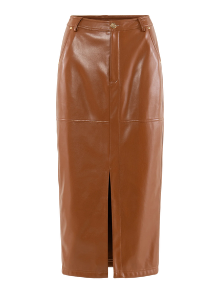 PENCIL SKIRT VEGAN LEATHER
