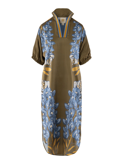 POPPY CAFTAN BLUE BONNET