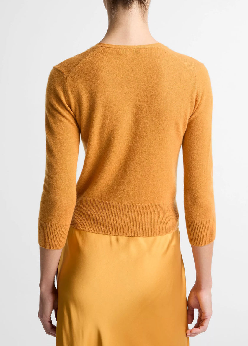 CASHMERE SILK VNECK CARDIGAN