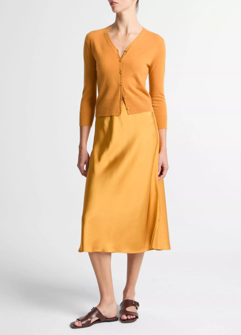 CASHMERE SILK VNECK CARDIGAN
