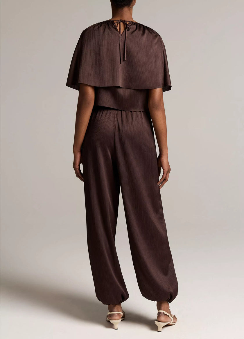 MI RISE PLISSE DRAWCORD HEM PANT