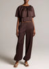 MI RISE PLISSE DRAWCORD HEM PANT