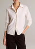 SATIN TRIMMED CASHMERE COLLARED CARDIGAN