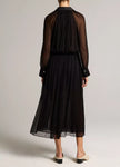 HEAT SET DOT GATHERED SKIRT
