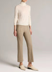 NIKI PLAID MID RISE CROP FLARE PANT