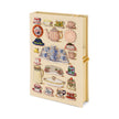 BREAKFAST AND TEA CHINA BOOK CLUTCH STRAPPED