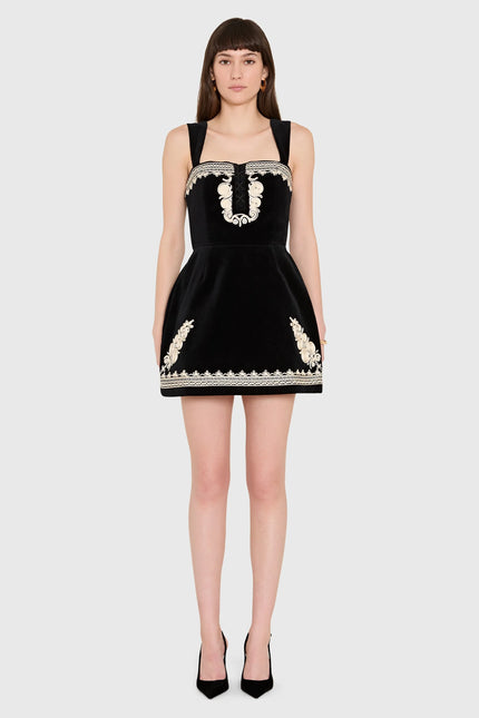LOTTIE DRESS IN VELVET