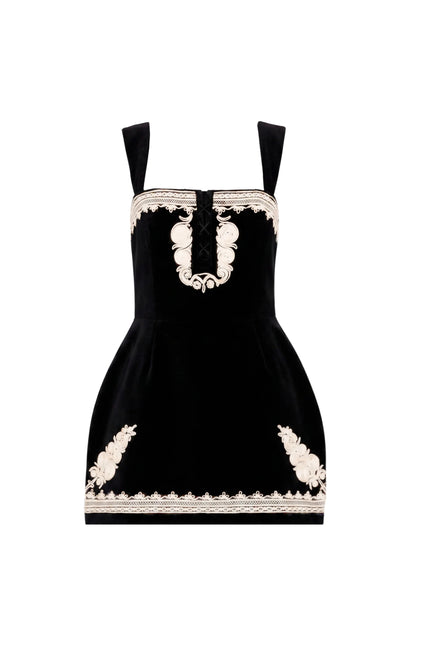 LOTTIE DRESS IN VELVET