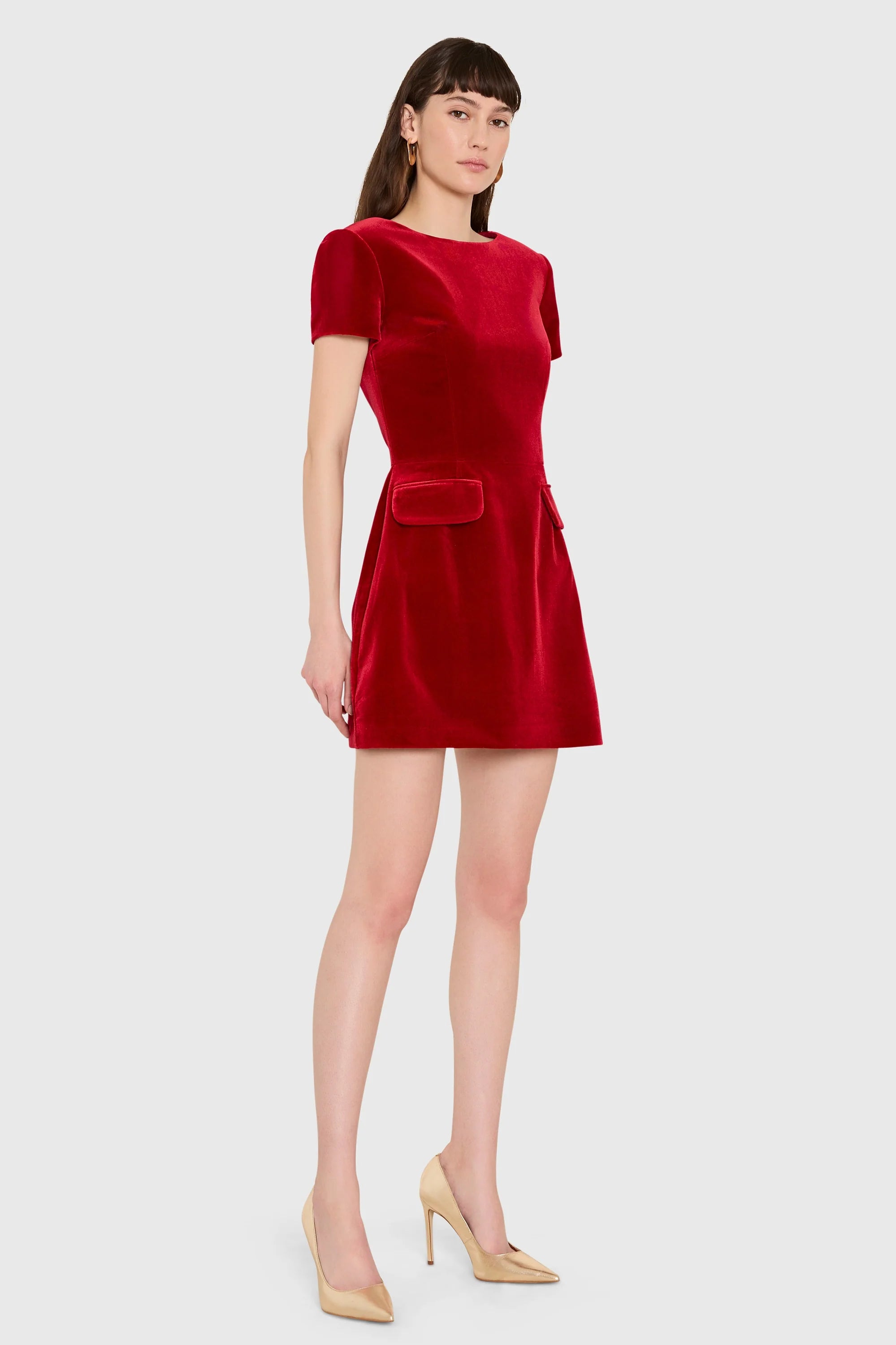 ABIGAIL DRESS IN VELVET