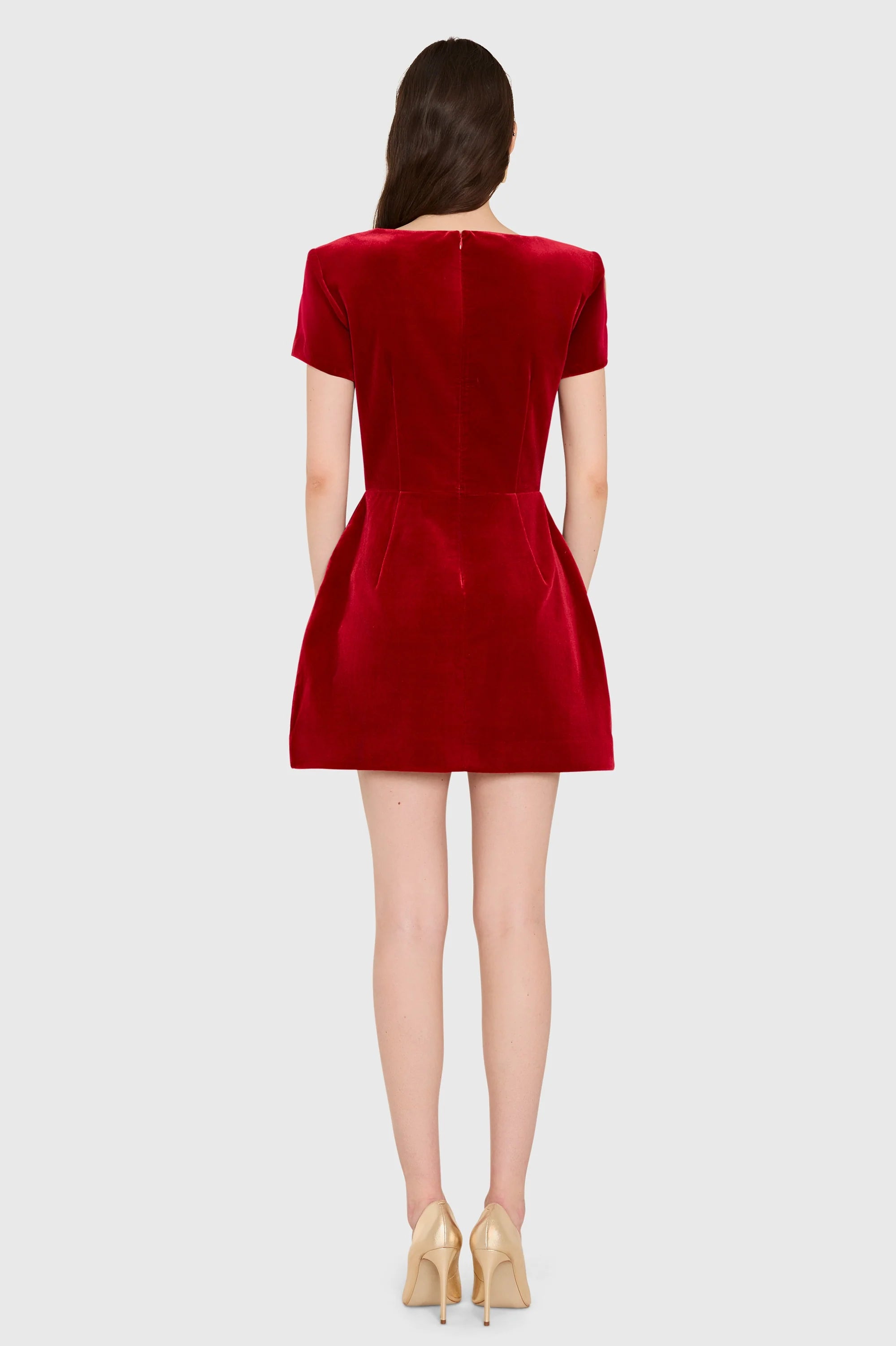 ABIGAIL DRESS IN VELVET