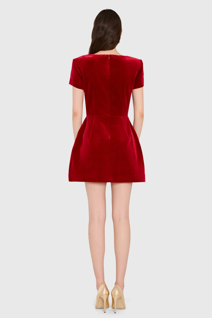 ABIGAIL DRESS IN VELVET