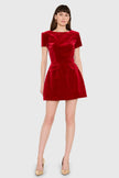 ABIGAIL DRESS IN VELVET