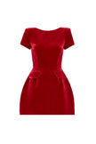 ABIGAIL DRESS IN VELVET