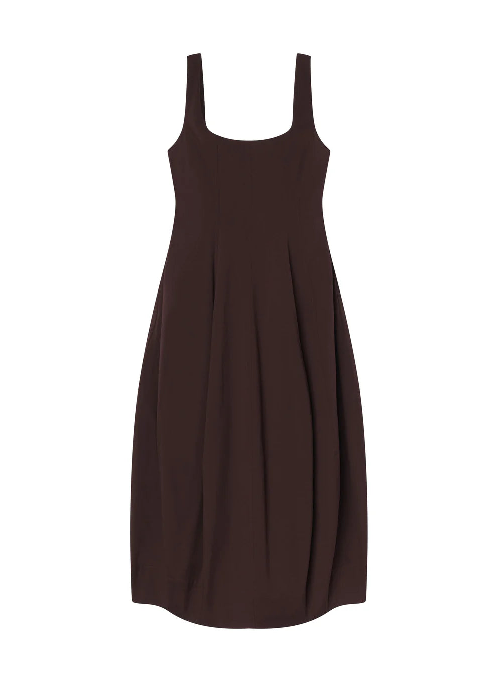 VEDA STRETCH COTTON MIDI DRESS