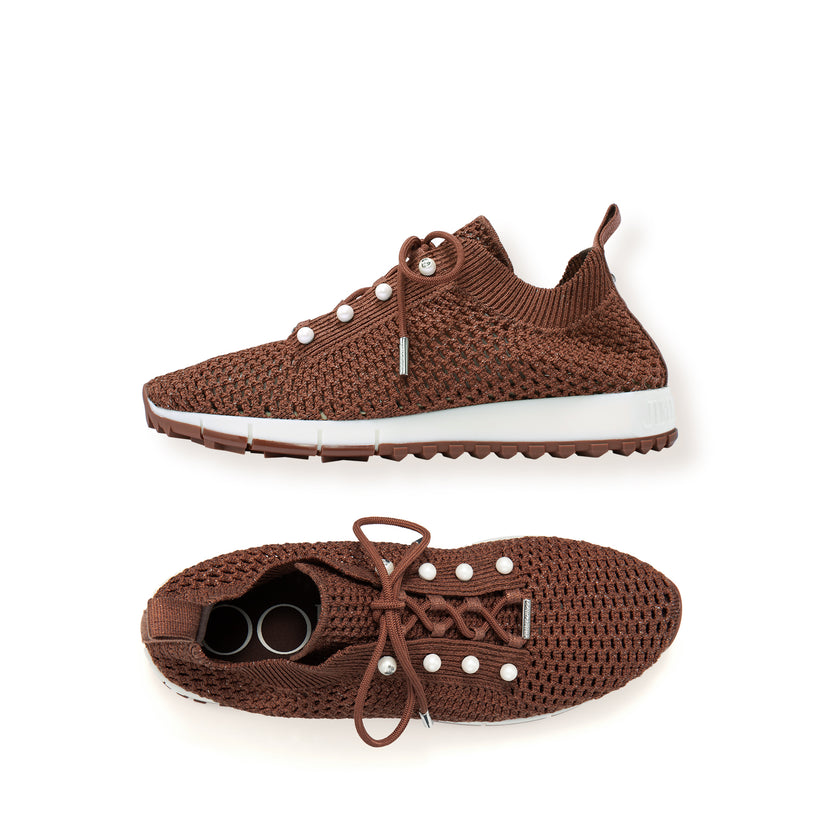 VELES LUREX CROCHET KNIT SNEAKER