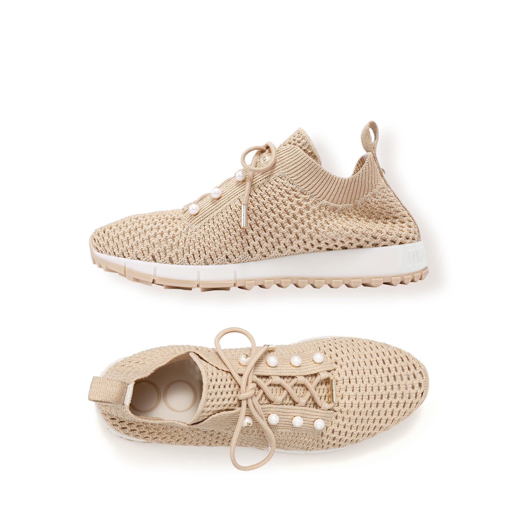 VELES LUREX CROCHET KNIT SNEAKER