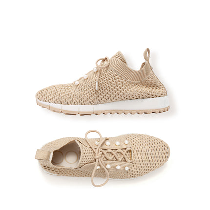 VELES LUREX CROCHET KNIT SNEAKER