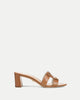VIA MID HEEL SANDAL