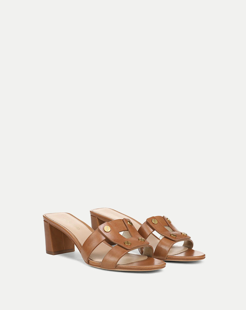 VIA MID HEEL SANDAL