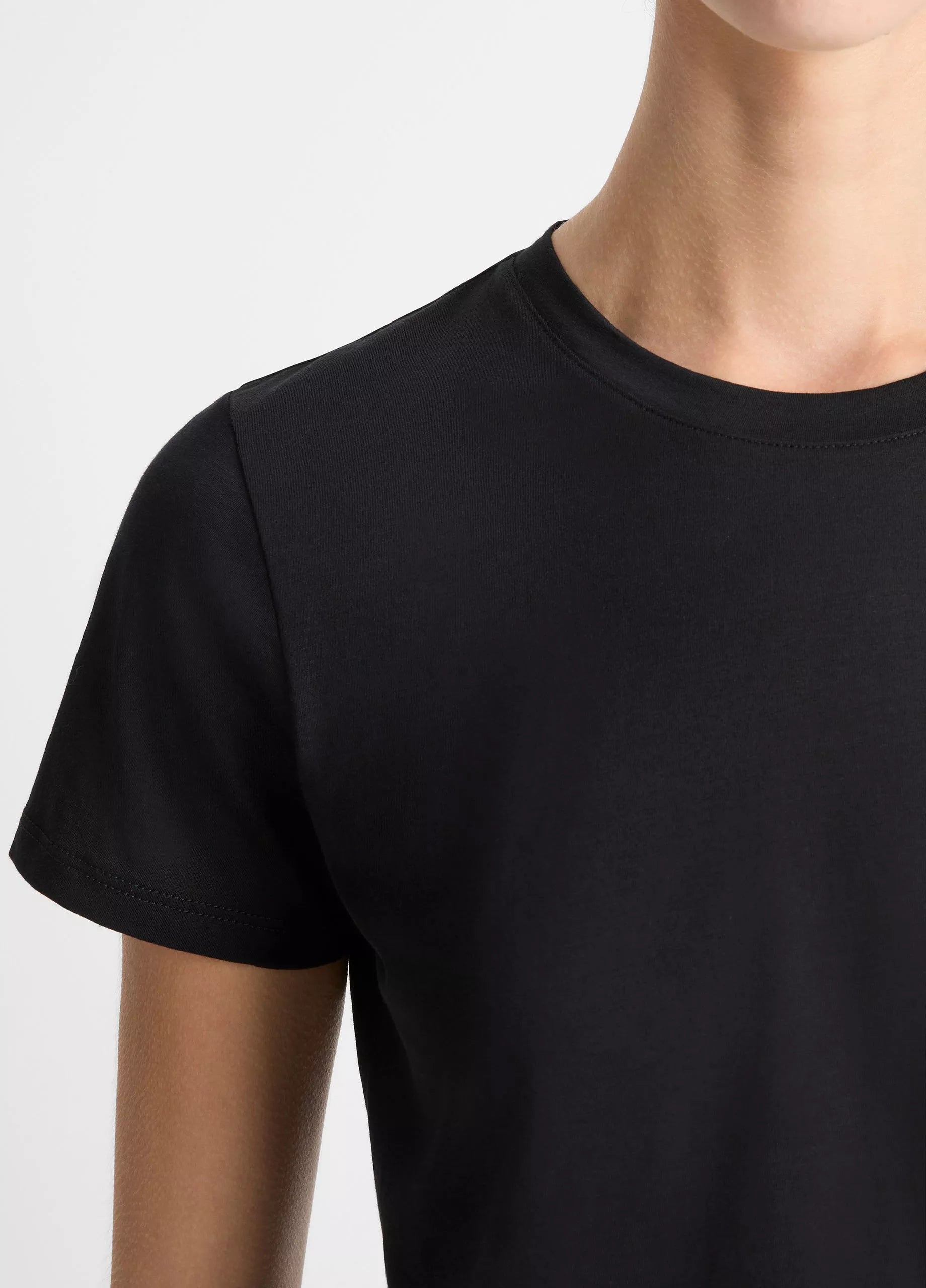 ESSENTIAL PIMA COTTON CREW NECK TSHIRT