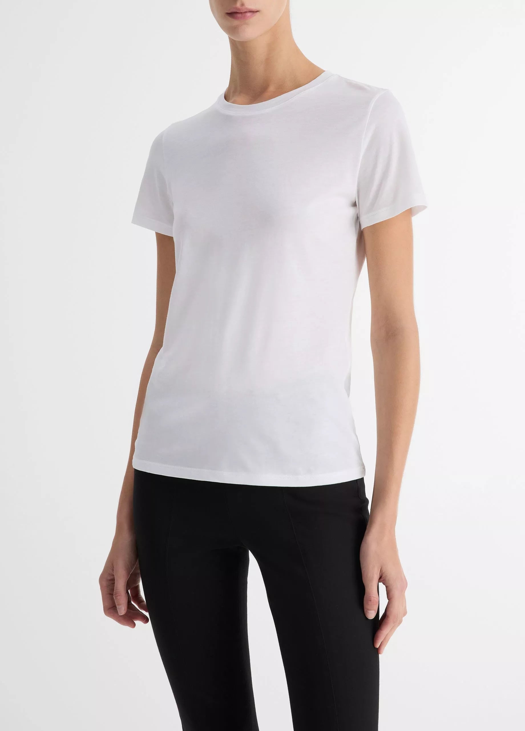 ESSENTIAL PIMA COTTON CREW NECK TSHIRT