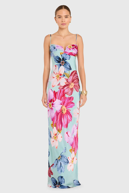 IRA MAXI DRESS IN DAPHNE FLORAL