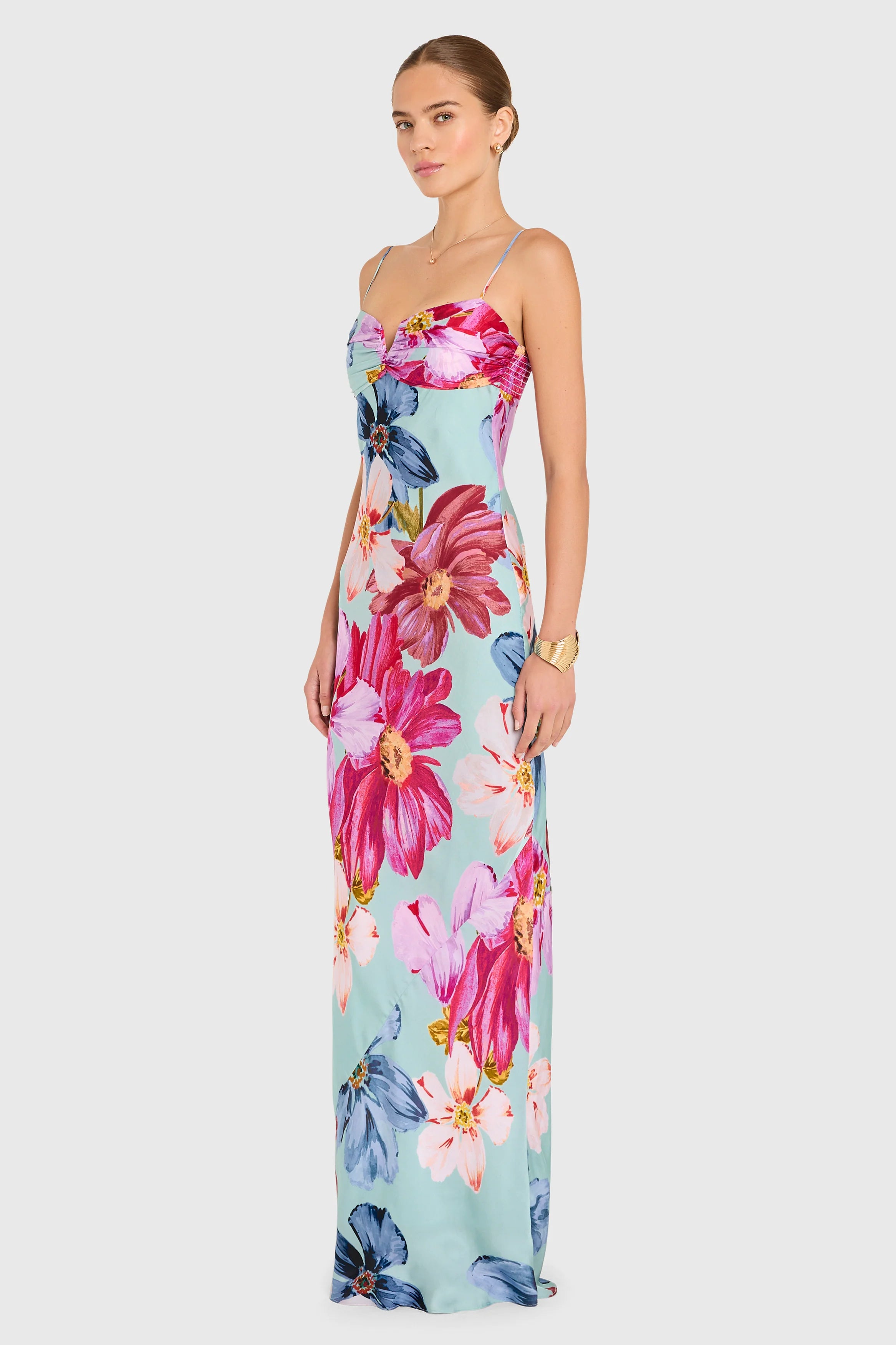 IRA MAXI DRESS IN DAPHNE FLORAL
