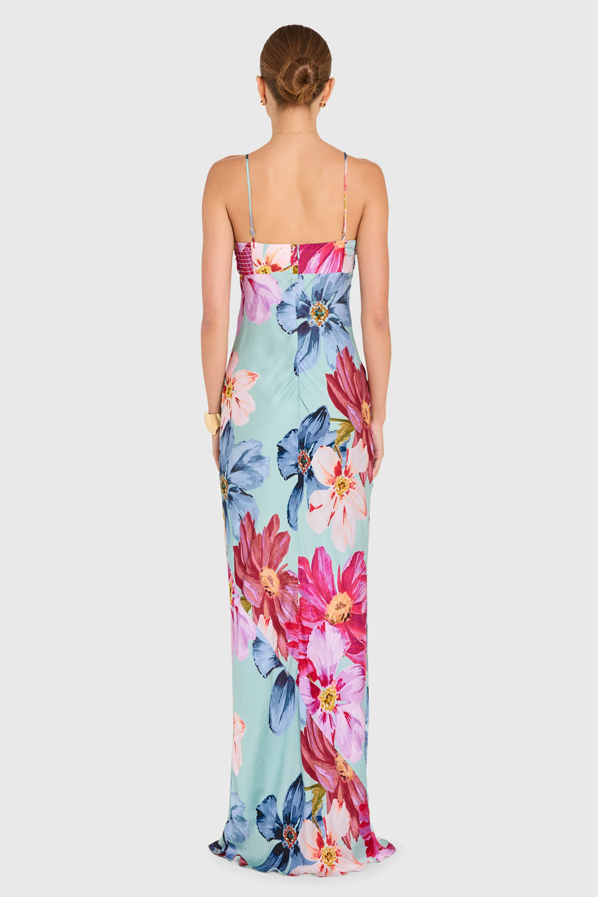 IRA MAXI DRESS IN DAPHNE FLORAL