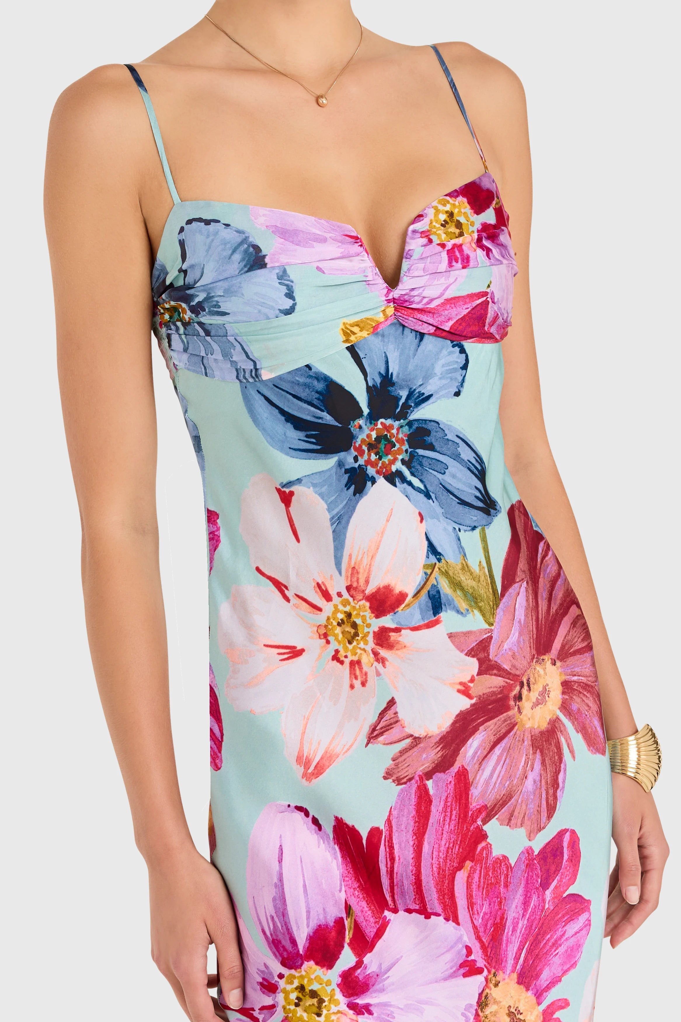 IRA MAXI DRESS IN DAPHNE FLORAL