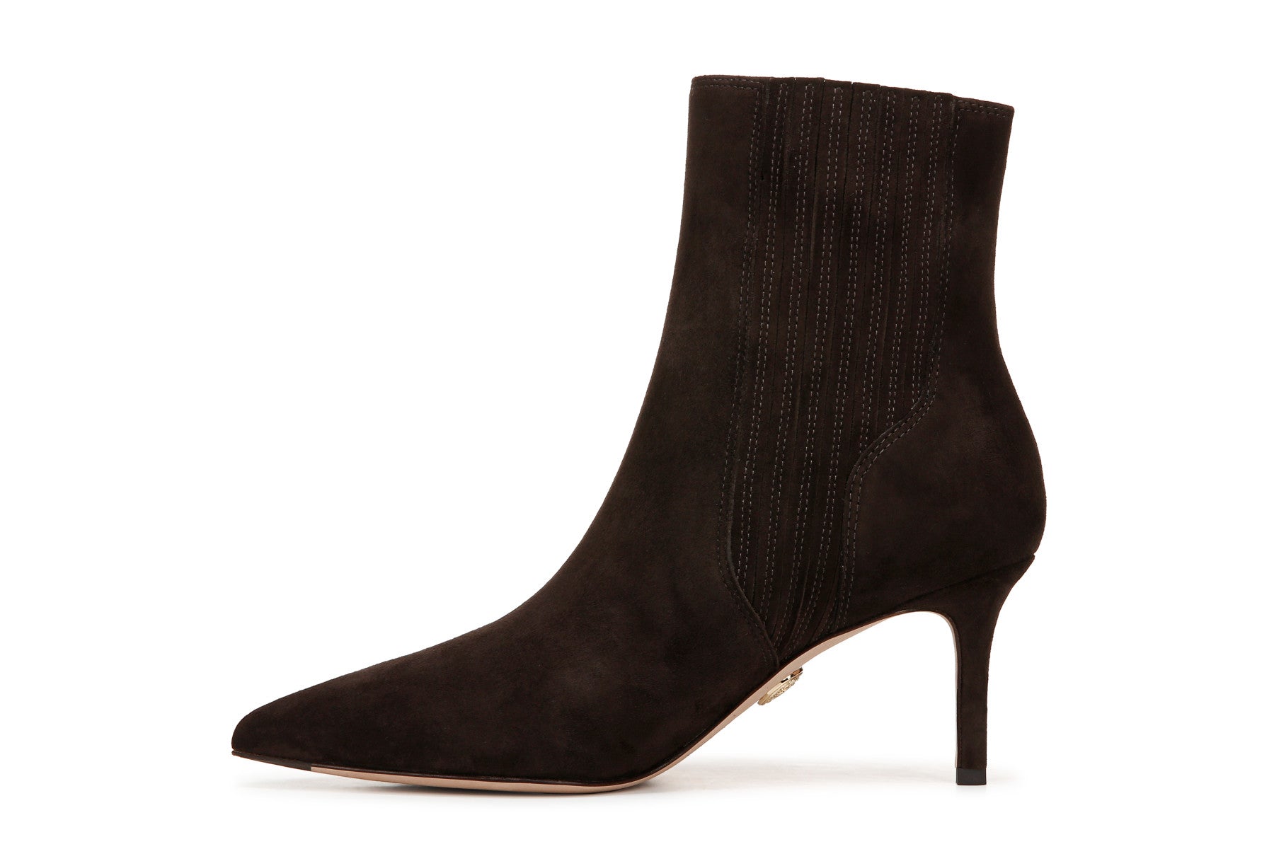 LISA SUEDE MID HEEL BOOTIE