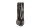 LISA MID HEEL ANKLE BOOT IN ESPRESSO SNAKE