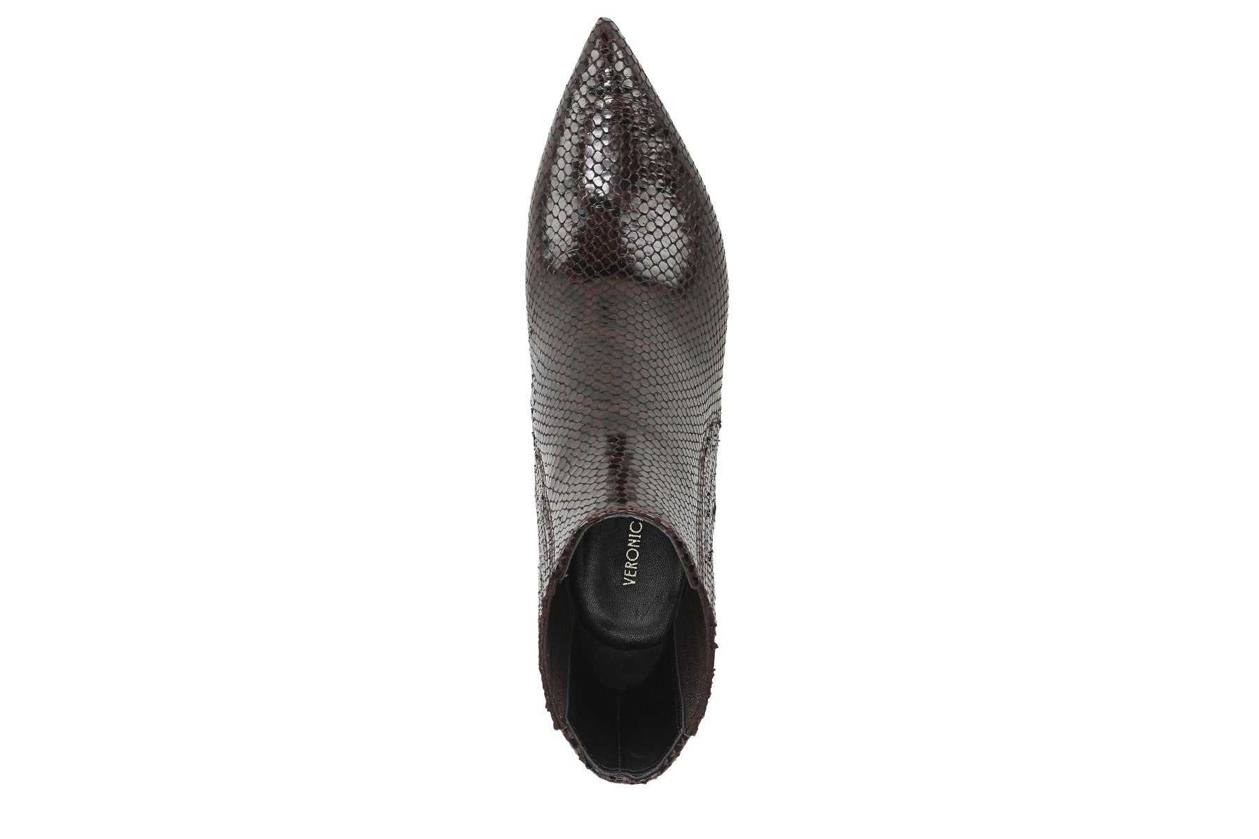 LISA MID HEEL ANKLE BOOT IN ESPRESSO SNAKE