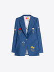 SOPHIA EMBROIDERED DENIM PUNTO JACKET