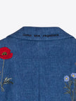 SOPHIA EMBROIDERED DENIM PUNTO JACKET