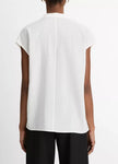 VOILE CAP SLEEVE BLOUSE