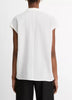 VOILE CAP SLEEVE BLOUSE