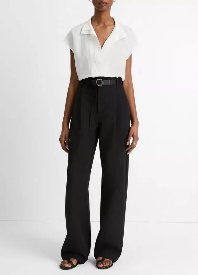 VOILE CAP SLEEVE BLOUSE