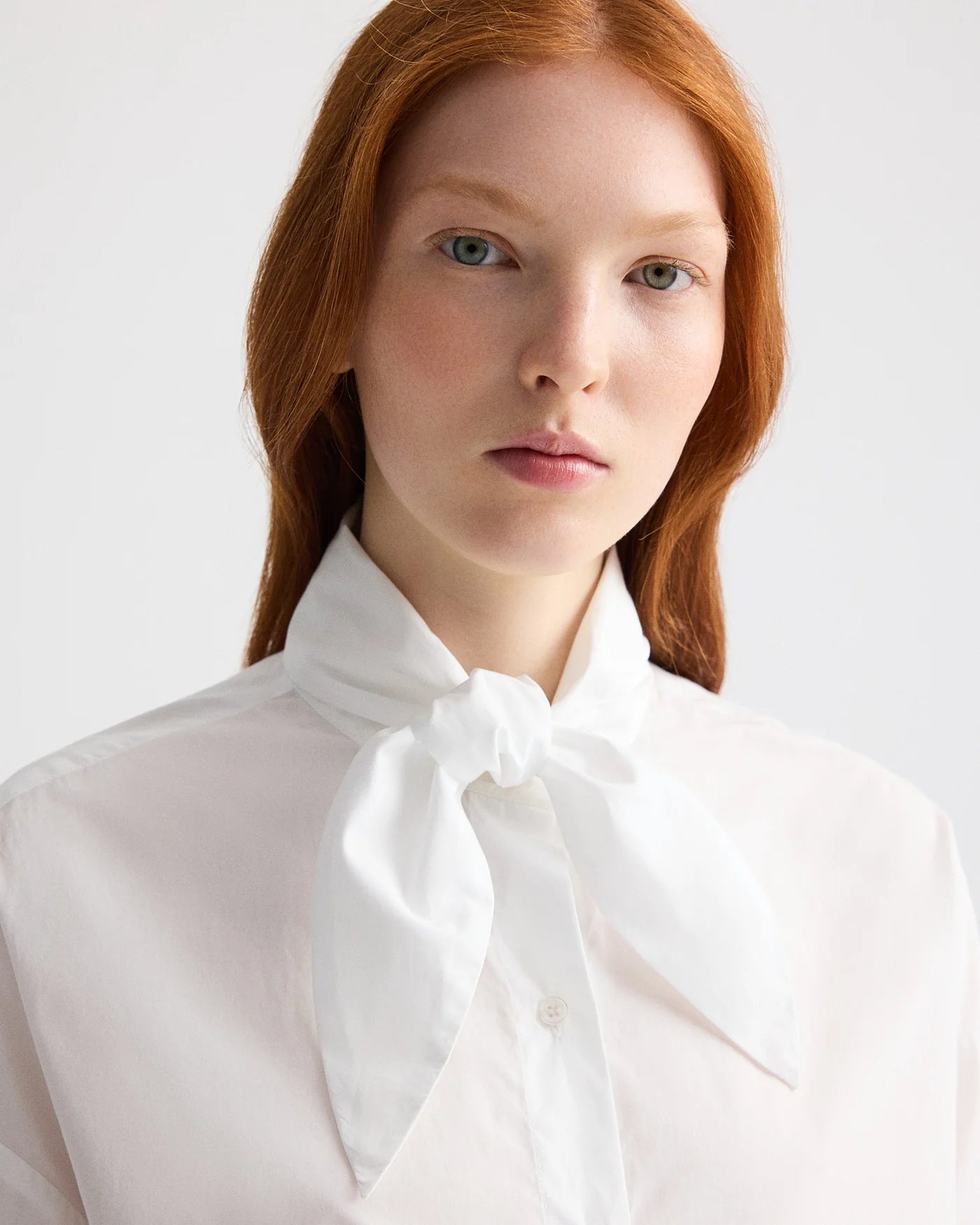 TIE ONE ON SHIRT IN SUPERFINE COTTON