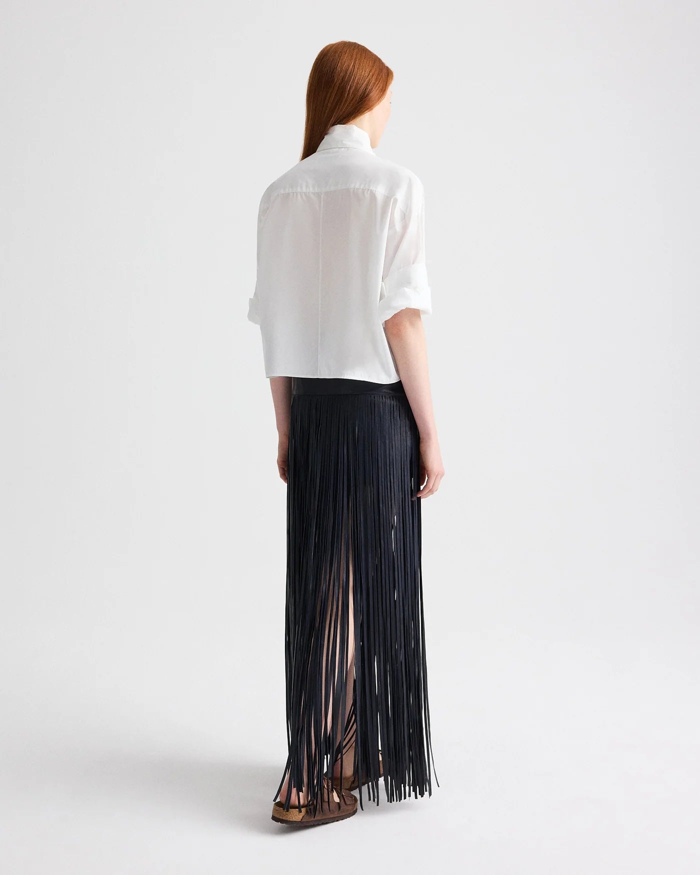 TIE ONE ON SHIRT IN SUPERFINE COTTON