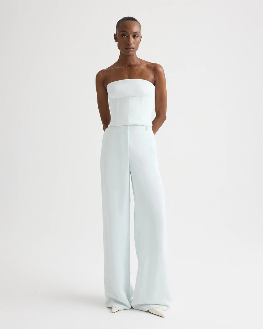 DYLAN PANT IN COATED VISCOSE LINEN