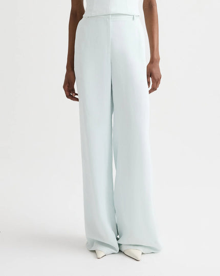 DYLAN PANT IN COATED VISCOSE LINEN