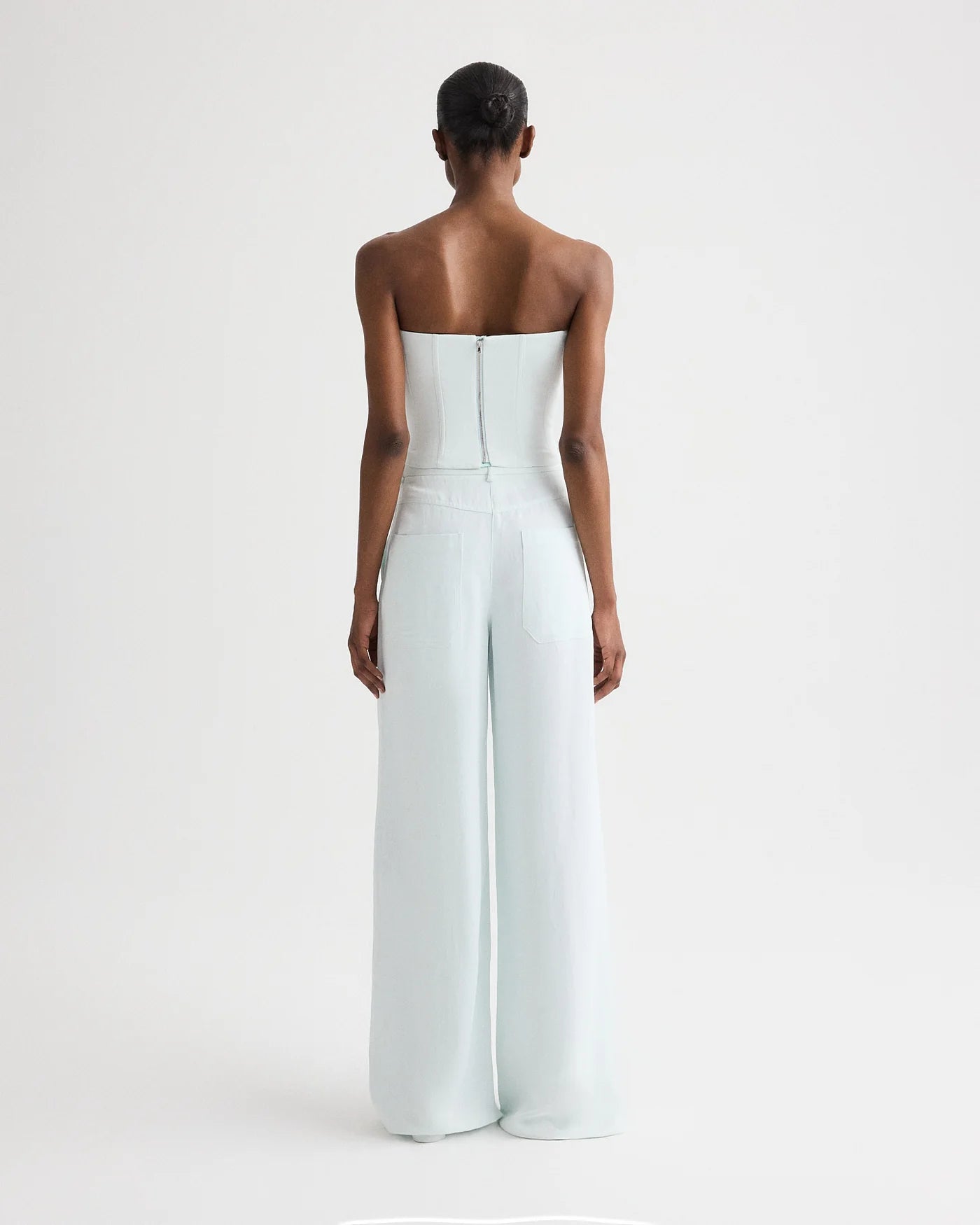 DYLAN PANT IN COATED VISCOSE LINEN